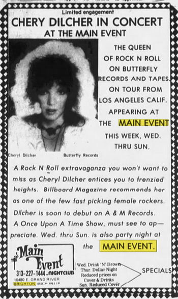 Main Event - May 1978 Ad